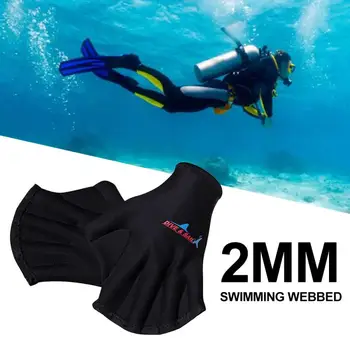1.5 mm neopren yüzme dalış eldiveni neopren eldiven kış yüzme için sıcak kaymaz mavi sarı ve