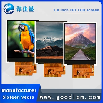 1.8 inç yüksek çözünürlüklü TFT renkli ekran, lcd ekran modülü ST7735S ıps sıvı kristal 4 telli SPI arayüzü 2.8 V~3.3 V