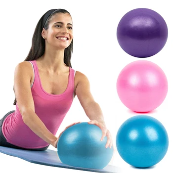 1 ADET 25cm Pilates Yoga Topu patlamaya dayanıklı Kapalı Denge Egzersiz jimnastik topu fitness ekipmanları Yoga Pilates Bale