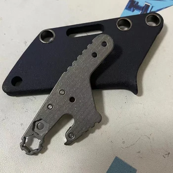 1 Adet DIY titanyum Bıçak Tutun Moyeworks eğitim bıçağı