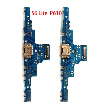 1 Adet USB Şarj şarj doku Bağlantı Noktası Konektörü Fiş Kurulu İletişim Flex Kablo Samsung Galaxy Tab İçin S6 Lite S6Lite P610 P615