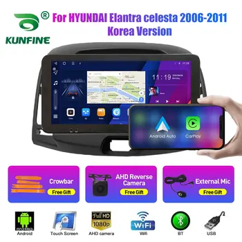 10.33 İnç Araba Radyo HYUNDAİ ELANTRA celesta 2Din Android Octa Çekirdek Araba Stereo DVD GPS Navigasyon Oynatıcı QLED Ekran Carplay