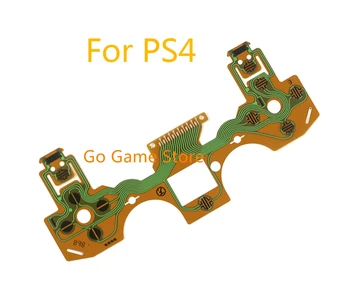 10 adet / grup PlayStation 4 için PS4 2.0 Denetleyici PCB Devre Şerit İletken Film Tuş Takımı flex kablo