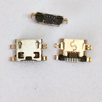 10 adet Mini mikro usb DC Şarj Soketi Bağlantı Noktası Konektörü jakı priz Alcatel 5025g için şarj doku