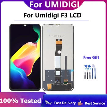 100 % Yüksek Kalite 6.7 inç UMIDIGI F3 5G Telefon Android 12 720*1650 LCD ve dokunmatik ekran digitizer İçin UMIDIGI F 3 + araçları