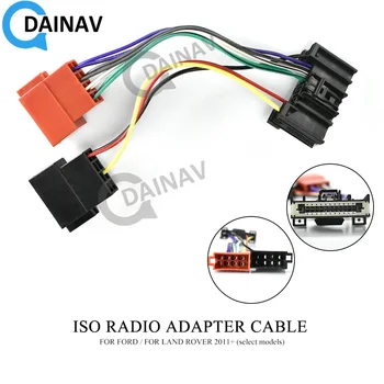 12-140 ISO Radyo Adaptörü FORD LAND ROVER için 2011 +(belirli modeller) kablo Demeti Konnektörü Kurşun Tezgah Kablo Fişi