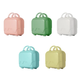 14 inç Bavul Makyaj Çantası Seyahat makyaj çantası saplı Depolama Organizatör Kadınlar Kızlar için