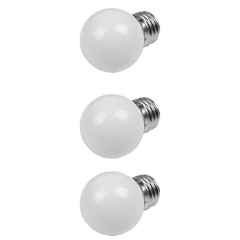 15 Adet E27 0.5 W AC220V Beyaz Akkor lamba ampulü Dekorasyon Lambası