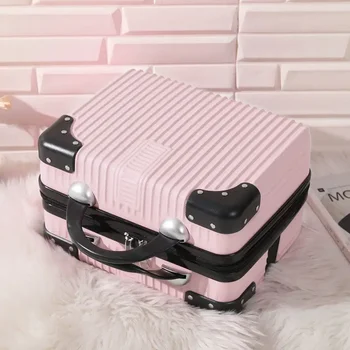 15 inç Çok Fonksiyonlu Kozmetik Çantası Seyahat El Saklama Torbaları Bagaj Taşınabilir Tuvalet Organizatör Makyaj Çantası Bavul