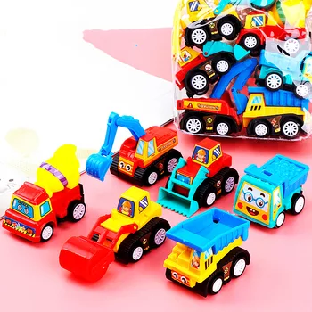 18 Adet Çocuklar Karikatür Mini araç seti Doğum Günü Partisi İyilik noel hediyesi Çantası Pitana Dolması Küçük Ödül Hediye