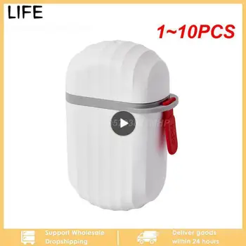 1~10 ADET Yaratıcı Sabunluk Kapaklı Taşınabilir Plastik Sabunluk Su Geçirmez Sızdırmazlık saklama kutusu Ev Banyo Sabunu kutu konteyner
