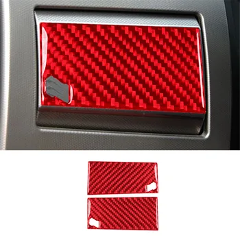 2 adet Araba İç Dashboard Havalandırma Kapağı Paneli Karbon Fiber Trim Sticker Jaguar XF 2009-2011 İçin Şekillendirici Aksesuarları