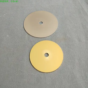 2 adet Çapı 60 - 200mm Altın / krom Yuvarlak Sac Disk Metal Disk 10mm Delikli DIY ışık aksesuarları Zemin / masa lambası