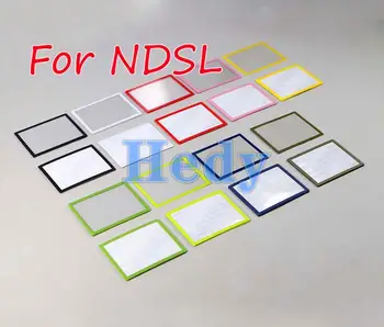 2 ADET Üst Üst LCD ekran koruyucu Alt Alt Çerçeve Plastik Kapak Ekran DS Lite İçin NDSL Oyun Konsolu İçin Plastik lens