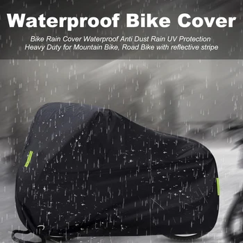 200x110x70cm Bisiklet Kapak Su Geçirmez Anti Toz 40 + UV koruma kapağı Tüm Bisiklet saklama çantası için Dağ / Yol Bisikleti