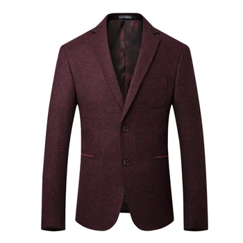 2019 Yeni Varış Yüksek Kalite Moda Rahat Şerit Blazer Erkekler Iş Rahat Takım Elbise Ceket İngiltere Tarzı Ceketler Blazer