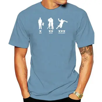 2022 Yeni Yaz Tee Gömlek Kötü İyi Mükemmel Hentbol Handballer T-Shirt S-XXXL hoş tişört