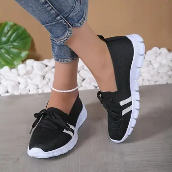 2023 Yeni kadın Örgü spor ayakkabı Çorap Nefes Socofy Rahat Konfor spor ayakkabı kadın düz ayakkabı Zapatillas Mujer