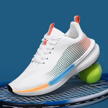 2023 Yeni Tenis ayakkabıları Erkekler için Hafif Tenis Sneakers Kadınlar Kaymaz Badminton spor ayakkabıları Rahat koşu ayakkabıları