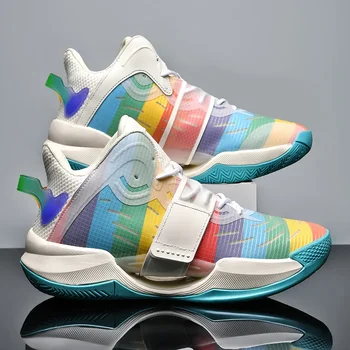 2023 Yüksek Kaliteli Erkek Basketbol Sneakers Moda Kaymaz Eğitim spor ayakkabı Giyilebilir ForMotion basketbol ayakkabıları Erkekler için