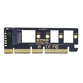 2X Genişleme Kartı M. 2 NVME SSD PCIE 3. 0X16/X8 / X4 Masaüstü SSD adaptör kartı Desteği 2230 2242 2260 2280 Boyutu SSD