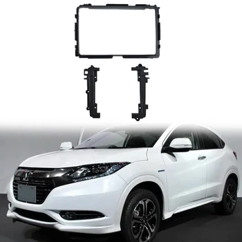 2X Honda VEZEL İçin HR - V XR-V 2014 9 İnç 2Din Ses Paneli DVD Navigasyon Paneli Çerçeve Araba Fascias Stereo Radyo Paneli