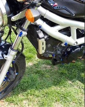 30 ADET motosiklet modelleme kaplama somun dekoratif vidalı kapak Kawasaki NİNJA 300 için 250R ZX636R ZX6RR 400R