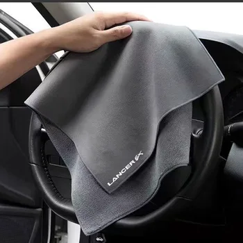 30x30 / 30x60cm araba yıkama mikrofiber havlu temizleme kurutma bezi büküm bezi temizleme havlusu Mitsubishi Lancer İçin Araba Aksesuarı