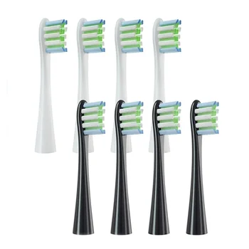 4 ADET Oclean X/ X PRO / Z1 / F1 Yumuşak DuPont Yedek Kafaları Fırça Kafaları Sonic Elektrikli Diş Fırçası Vakum Nozulları