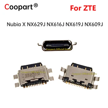 5 adet Orijinal Yeni USB şarj portu yuva konnektörü ZTE Nubia X NX629J NX616J NX619J NX609J