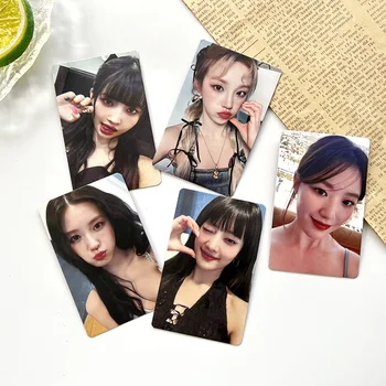 5 adet / takım Kpop (G)I-DLE Albümü SBS Japonya Alan Haftalık Kart LOMO Kartı Minnie YUQİ SHUHUA SOOJİN Kartpostal Yeni Kart Gıdle Fotoğraf Kartı