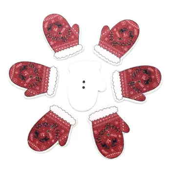 50 adet 20x25mm 2 Delik Ahşap Düğme El Yapımı DIY Karalama Defteri Noel Dekoratif Ahşap Düğmeler Dikiş Aksesuarları Giyim Dekor