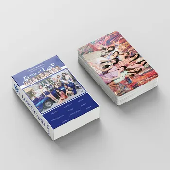 55 adet / takım Kpop IKI KEZ Lomo Kartları Yeni albüm TADI AŞK Momo Sana Photocards hayranları için Hediye Yüksek kaliteli HD K-pop Kartları