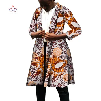 Afrika Baskı Giyim Kadınlar İçin Dashiki Kıyafetler Üç çeyrek Kollu Geleneksel Bluz Moda Tasarım Üstleri Kadın Giyim WY4887