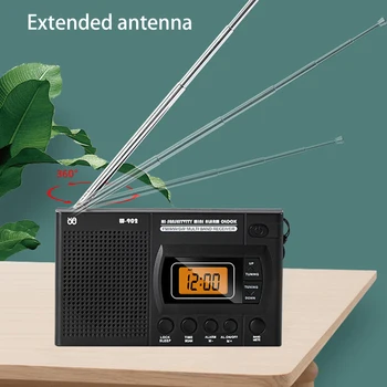 AM FM LCD Radyo Akülü Radyo En İyi Resepsiyon Taşınabilir Cep Radyo Koşu Yürüyüş Ev Kıdemli