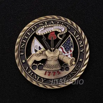Amerikan Mücadelesi Coin Hatıra Madalyon Yaratıcı Dekorasyon Hollow Madalya Metal Askeri Boya El Sanatları Koleksiyonu Hediyeler