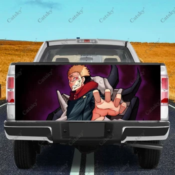 Anime Jujutsu Kaisen Araba Kuyruk Bagaj Korumak Vinil sargı çıkartma Çıkartması Otomatik Kaput Dekorasyon Motor Kapağı SUV Off-road Pikap