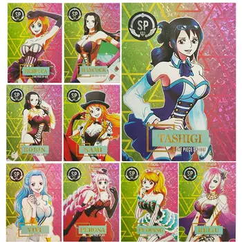 Anime ONE PİECE SP serisi Perona Nefeltari Vivi Nami kadın karakter koleksiyonu mukavva oyun kartı Noel doğum günü hediyesi