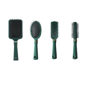 Anti Statik Masaj Oval Tarak yuvarlak Saç Fırçası havalandırma Saç Fırçası dolaşık Açıcı fırçalar iğneli fırça için kadın erkek ıslak veya kuru Saç