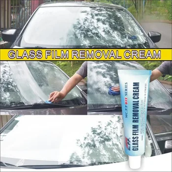 Araba Cam Parlatma Yağ Çözücü Temizleyici Yağ Filmi Temiz Lehçe Macun banyo penceresi Cam Cam Ön Cam Evrensel