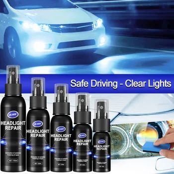 Araba far parlatma maddesi araba ışık restoratif sıvı çizik sökücü onarım sıvı far yenileme lehçe araba aksesuarları