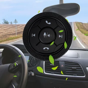 Araba Radyo DVD GPS Navigasyon için Kablosuz Uzaktan Kumanda Düğmesi Evrensel Araba direksiyon Kontrol Düğmesi Bluetooth Akıllı