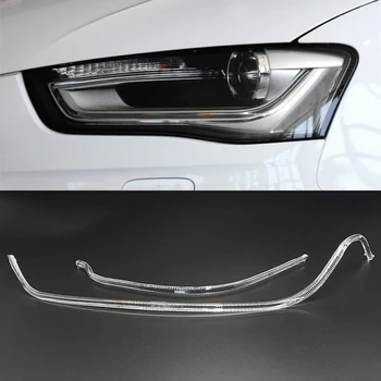Audi için A4 A4L araba aksesuarları gündüz farları tüp lamba çubuğu far ışık kılavuzu plaka tamir 2013 2014 2015
