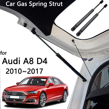 Audi için A8 D4 Sedan 2010~2017 2015 Araba Gövde Hidrolik Çubuk Bagaj Kapağı gaz lifti Desteği Struts Pervane Şok Damperi Araba Aksesuarları