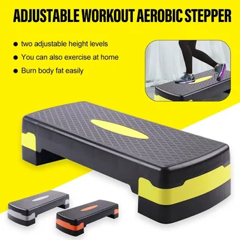 Ayarlanabilir Spor Aerobik Adım kaymaz Kardiyo Yoga Pedalı Step Gym Egzersiz Egzersiz Fitness Aerobik Adım Ekipmanları 100 KG