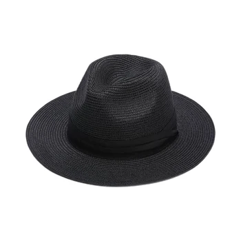 Açık Maceralar İçin hafif ve Nefes Alabilen güneş şapkası Fedora güneş şapkası geniş şapka panama şapkası