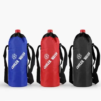 Açık Seyahat Yalıtımlı Soğutucu Çanta Su Şişesi Kılıfı Soğutucu Çanta İpli Su Şişesi Kılıfı Tote Çanta Su şişe çantası