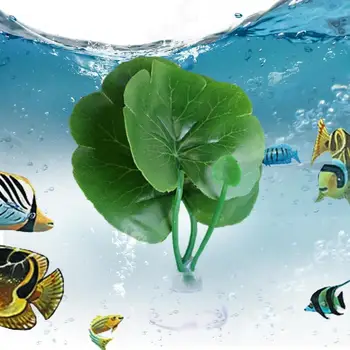 Balık Tankı Bitkiler Yapay Akvaryum Çim Vantuz Tasarım Sahte Bitkiler Dinlenme Yumurtlama Yaprak Yapay Peyzaj İçin