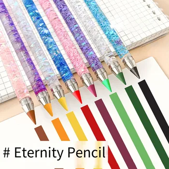 Bataklık Ebedi Kalem İyi görünümlü Silinebilir Kalem, renkli imza kalemini keskinleştirmeden yazmayı bitiremez