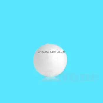Beyaz Köpük Topu Pürüzsüz Polistiren Strafor Yuvarlak Köpük Topları DIY Sanat Zanaat